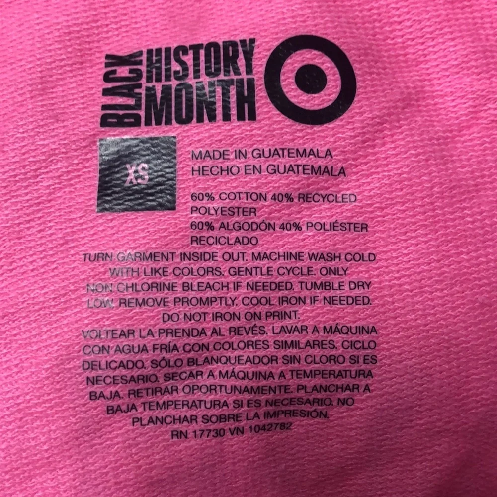 Target 🐠 Pink Unity Abundance Graphic Logo Tee Shirt Dress Size XS | NWT - Picture 6 of 7